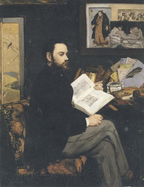 Edouard Manet Portrait d'Emile Zola (mk40) Spain oil painting art
